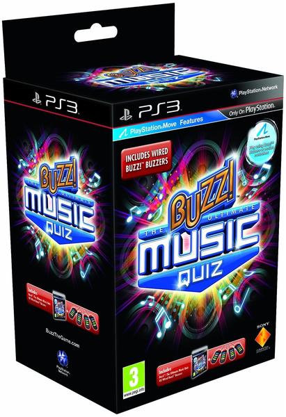 Buzz!: Das ultimative Musik-Quiz inkl. Wireless-Buzzer (PS3)