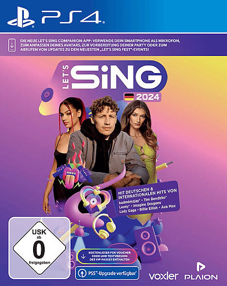 Let's Sing 2024 mit deuschen und internationalen Hits (PS4)