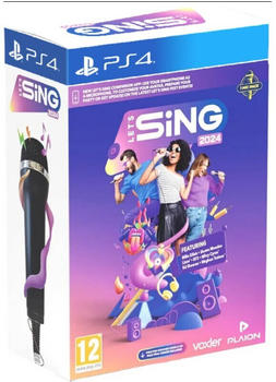 Let's Sing 2024 + 1 Microphone (PS4)