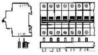ABB 2CDL240101R1612, ABB PS4/12/16 Phasenschiene 4Ph.,12Pins,16qmm...