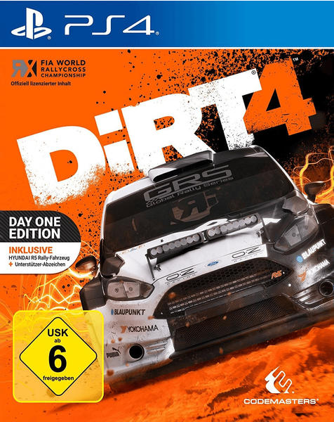 Codemasters DiRT 4 - Day One Edition (PEGI) (PS4)