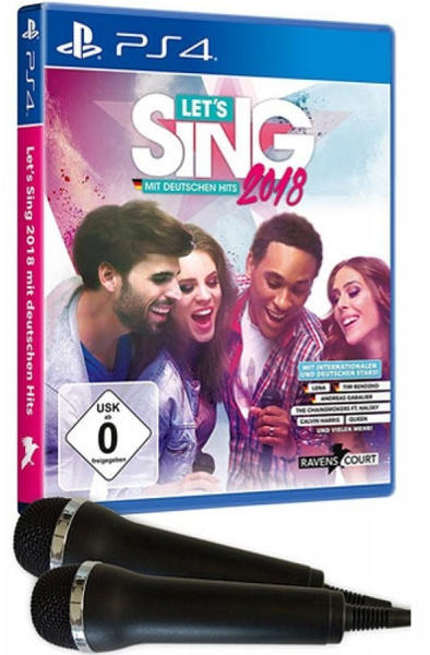 Koch Media Let's Sing 2018 mit Deutschen Hits + 2 Mikrofone (PS4)