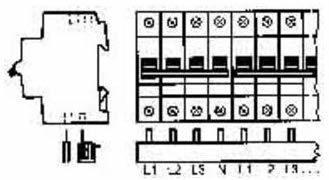 ABB Stotz Sammelschiene pro M Compact PS4/60/16 Phasenschiene 4Ph.,60Pins,16qmm