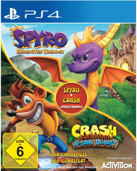 Activision Blizzard Spyro: Reignited Trilogy + Crash Bandicoot: N-Sane Trilogy (PS4)