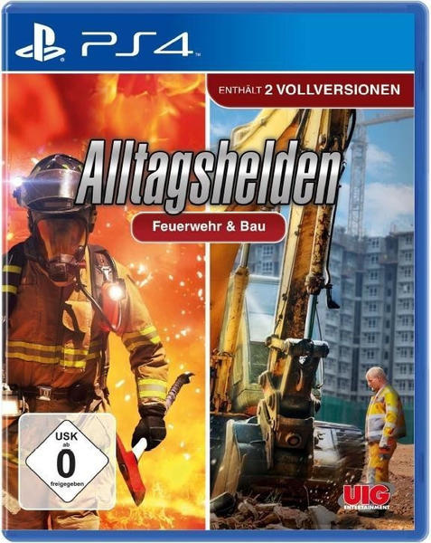 Alltagshelden: Feuerwehr & Bau (Berufsfeuerwehr - Die Simulation + Baumaschinen - Die Simulation) (PS4)