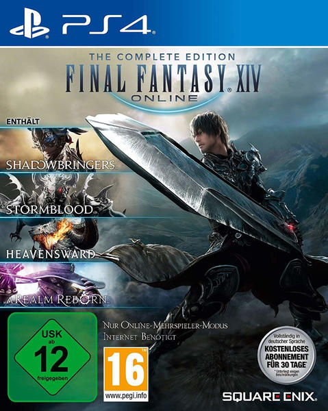 Final Fantasy XIV: The Complete Edition (A Realm Reborn + Heavensward + Stormblood + Shadowbringers) (PS4)