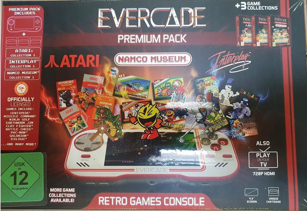 Blaze Evercade Premium Pack Atari + Namco Museum + Interplay