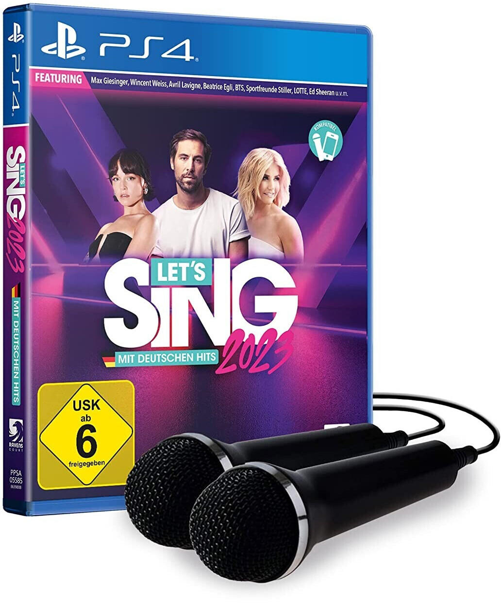 Let's Sing 2023 mit deutschen Hits + 2 Mikrofone (PS4) Test TOP Angebote ab  46,97 € (Oktober 2023)