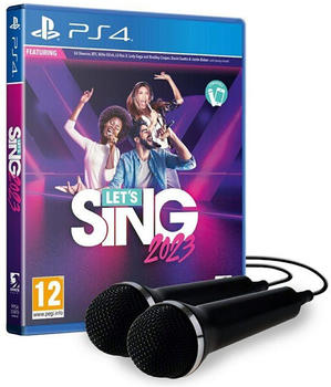 Let's Sing 2023: International Version + 2 Microphones (PS4)