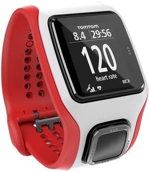 TomTom Multi-Sport Cardio GPS weiß/rot