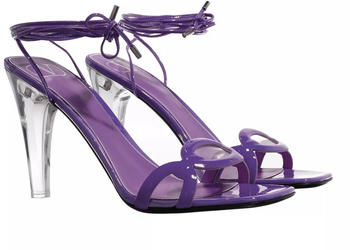 Valentino Pumps Sandals Chain 1967 Kalbsleder violett Damen