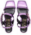 Versace Sandale silber violett