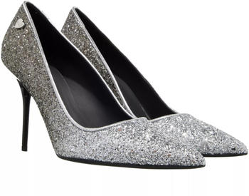 Moschino Pumps Bling Silber