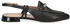 Caprice Slingpumps Leder spitze Form Strasssteine 9-29403-42 schwarz