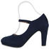 VAN HILL Mary Janes Trichterabsatz Basic Klassisch Schuhe 213577 dunkelblau