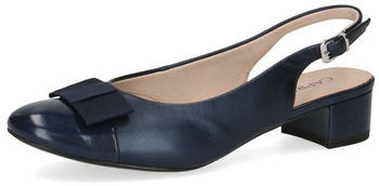 Caprice Slingpumps Schleife blau Navy Comb