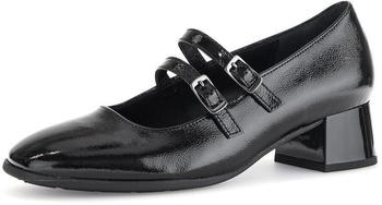 Gabor Damen Pumps schwarzknautschlack