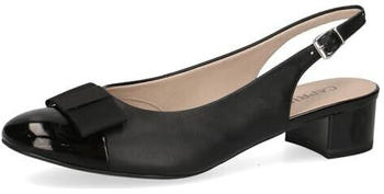 Caprice Slingpumps Schleife elegant schwarz
