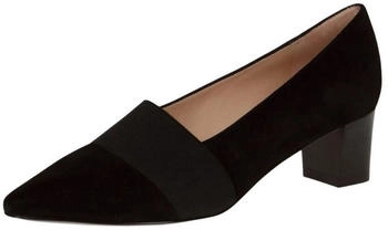 Peter Kaiser Veloursleder Textil Pumps schwarz