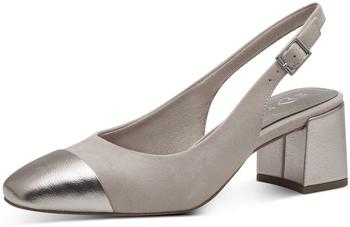 Marco Tozzi Slingpumps Blockabsatz Vegan beige Dune Comb