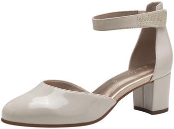 Jana Shoes Pumps Riemen und Glitzersteinen beige