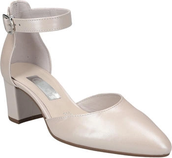 Gabor Peeptoes Slingpumps 340 60 lack brush weiß