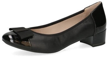 Caprice Pumps schwarz Leder Textil