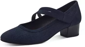 Jana Shoes Damen Pumps blau