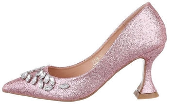 Ital Design Pumps rosa Textil F149-