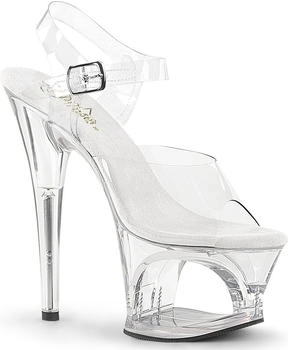 Pleaser MOON-708 Sandale transparent