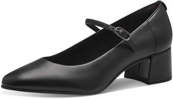 Tamaris Pumps Blockabsatz Riemchen 003 schwarz
