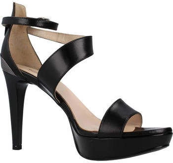 Nero Giardini Sandalen Nappaleder High-Heel-Sandalette schwarz