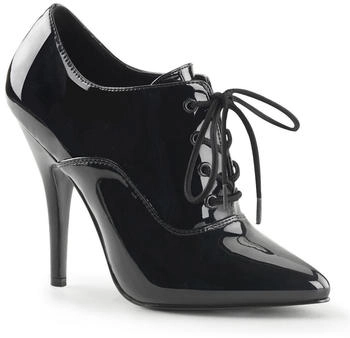 Pleaser SEDUCE-460 Stilettoabsatz High-Heels Oxford Pumps schwarz Lack