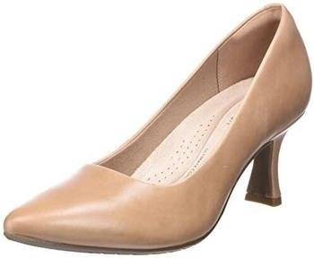 Clarks Pump warm beige lea