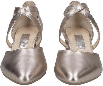 Gabor Peeptoes Slingpumps 1 343 Glattleder beige