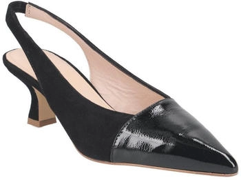 Maripè Peeptoes Slingpumps THORA Rauleder schwarz