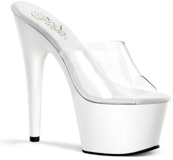 Pleaser Pleaser High-Heels Plateaupantoletten ADORE-701 transparent klar
