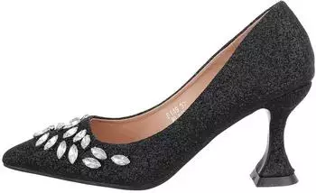 Ital Design Pumps schwarz weiß