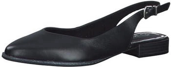Marco Tozzi Slingpumps verstellbarem Riemen schwarz