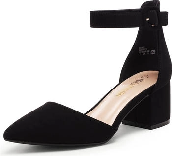 Dream Pairs Spangenpumps Sandaletten schwarz nubuk ANNEE