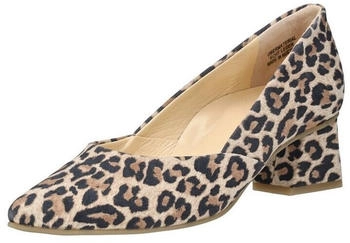 Paul Green Veloursleder Pumps leopard schwarz