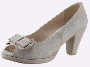 Andrea Conti Peeptoe Pumps sand