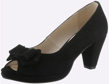 Andrea Conti Peeptoe Pumps schwarz
