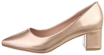 Ital Design Pumps Klassische Pumps CIC-309- Kunstleder champagner