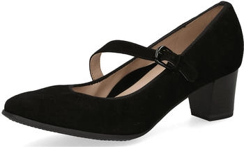 Caprice Pumps Leder Riemen schwarz