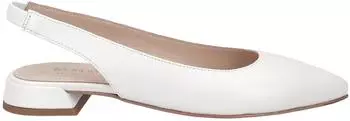 Maripè Peeptoes Slingpumps DILETTA Glattleder weiß