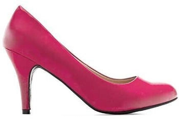 Andres Machado Elegante Pumps pinkem Lederimitat Soft Pink