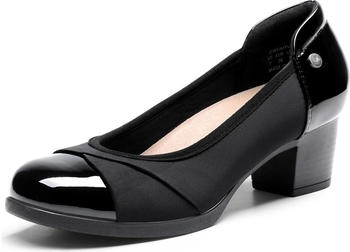 Dream Pairs Chunky Pumps Runde Zehe Bequem DWUMPU2507 schwarz