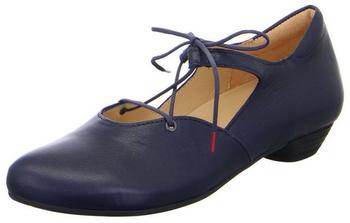 Think Damen-Schnürpumps blau
