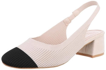 Ital Design Pumps Knöchelriemen beige 5052